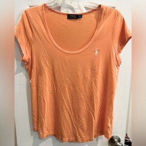 Polo Ralph Lauren cotton cap sleeve tee